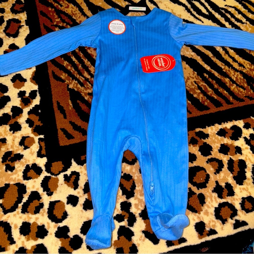 Wonder Nation Baby Boys Footed Romper 6-9 Months NWT